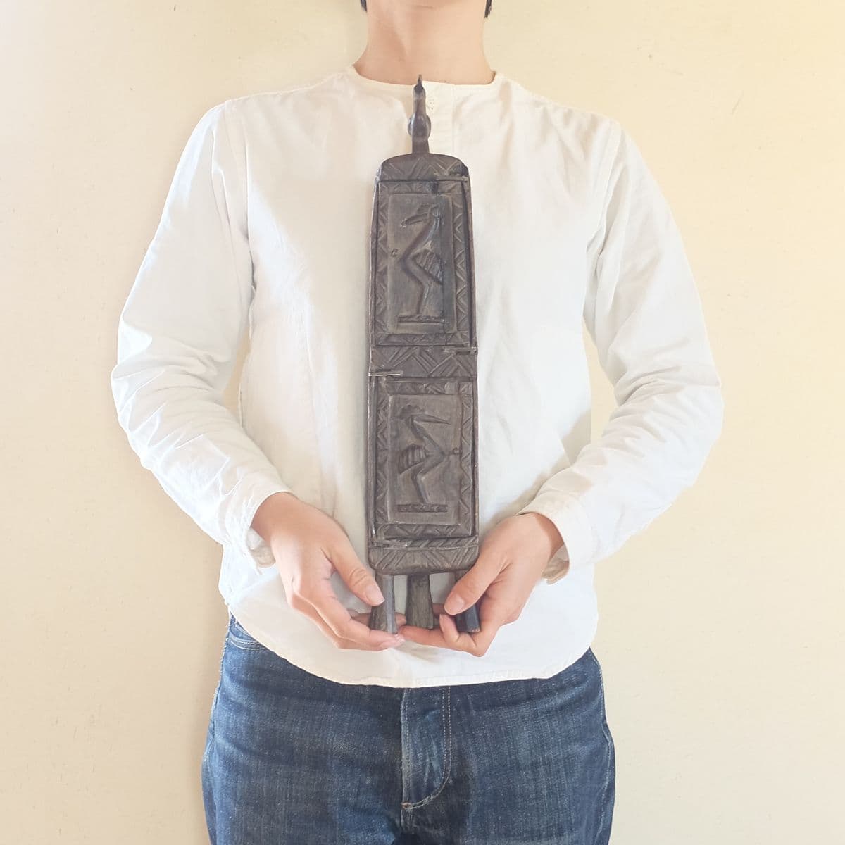 アフリカ　木彫人形